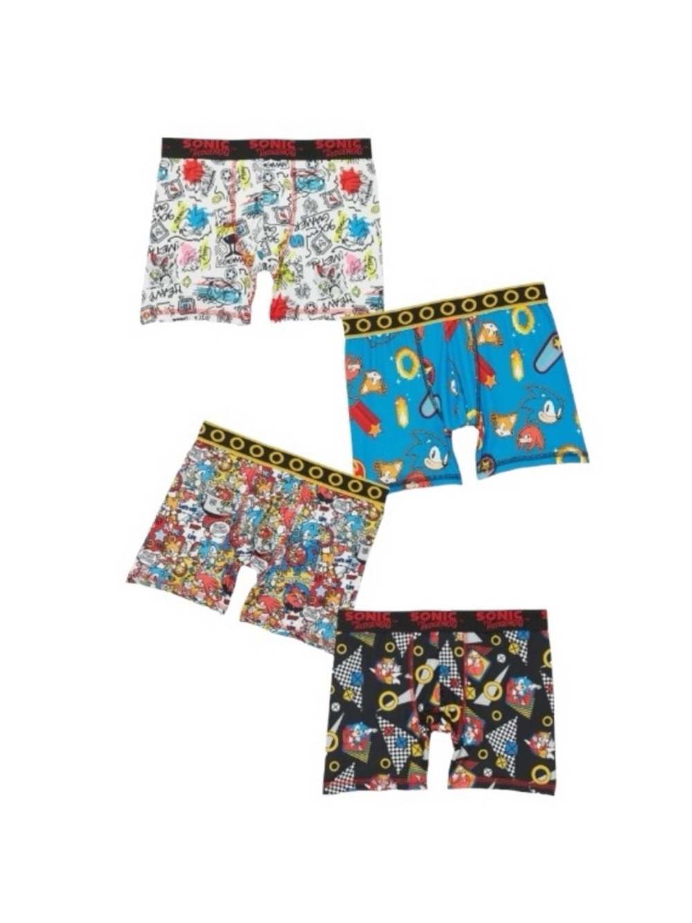 Sonic The Hedgehog Characters Athletic Boxer Briefs